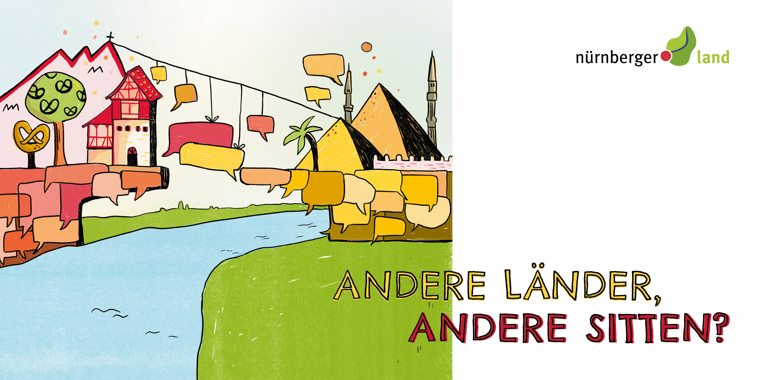 Andere Länder, andere Sitten? – Plakat & Flyerdesign
